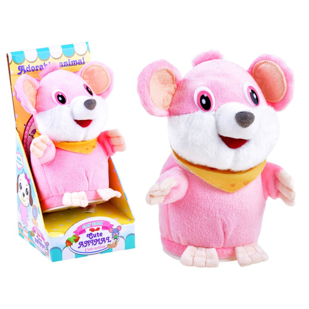 Interaktyvi pelė kalbanti ZA3240SZ, rožinė-Žaislai, Interaktyvūs žaislai-e-vaikas