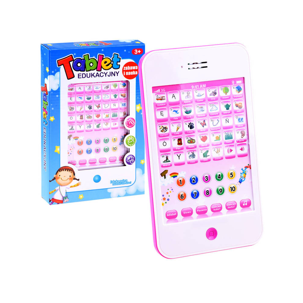 Interaktyvus mokomasis planšetinis kompiuteris moko ir linksmina ZA3223-Žaislai, Interaktyvūs žaislai-e-vaikas