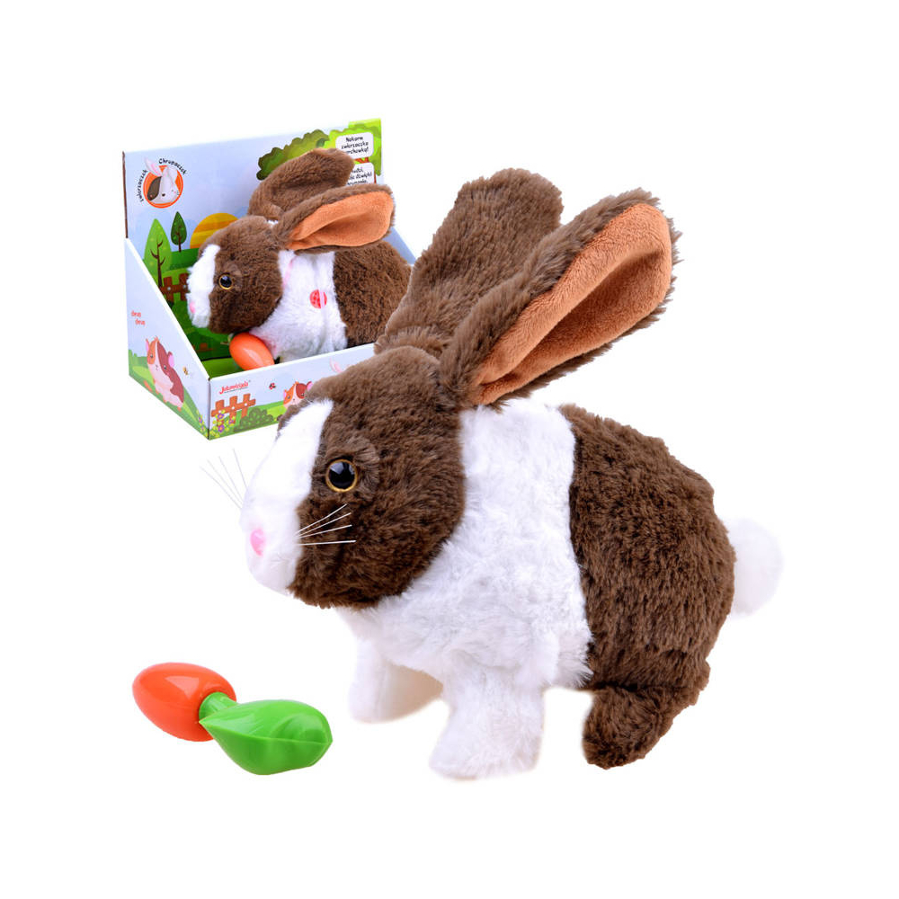 Interaktyvus augintinis Triušis ZA2685, rudas-Žaislai, Interaktyvūs žaislai-e-vaikas