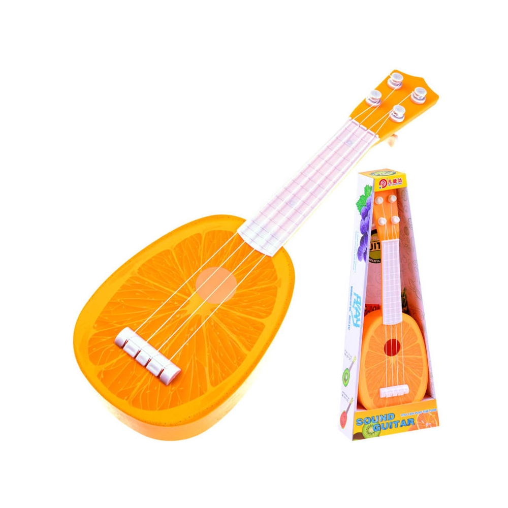 Vaisių ukulelė GUITAR vaikų gitara IN0033-Žaislai, Muzikiniai-e-vaikas