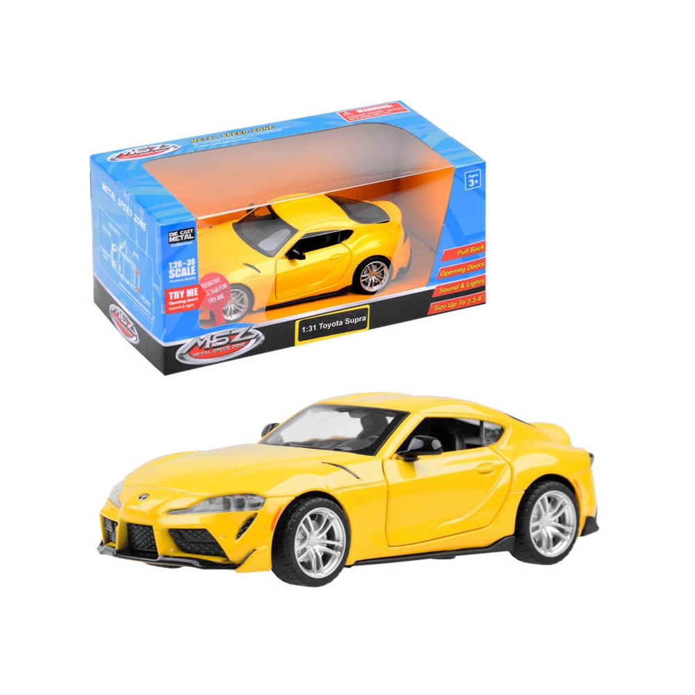 Toyota GR Supra 1:31 metalinis automobilis ZA3758-Žaislai, Auto ir transporto žaislai, Mašinos-e-vaikas