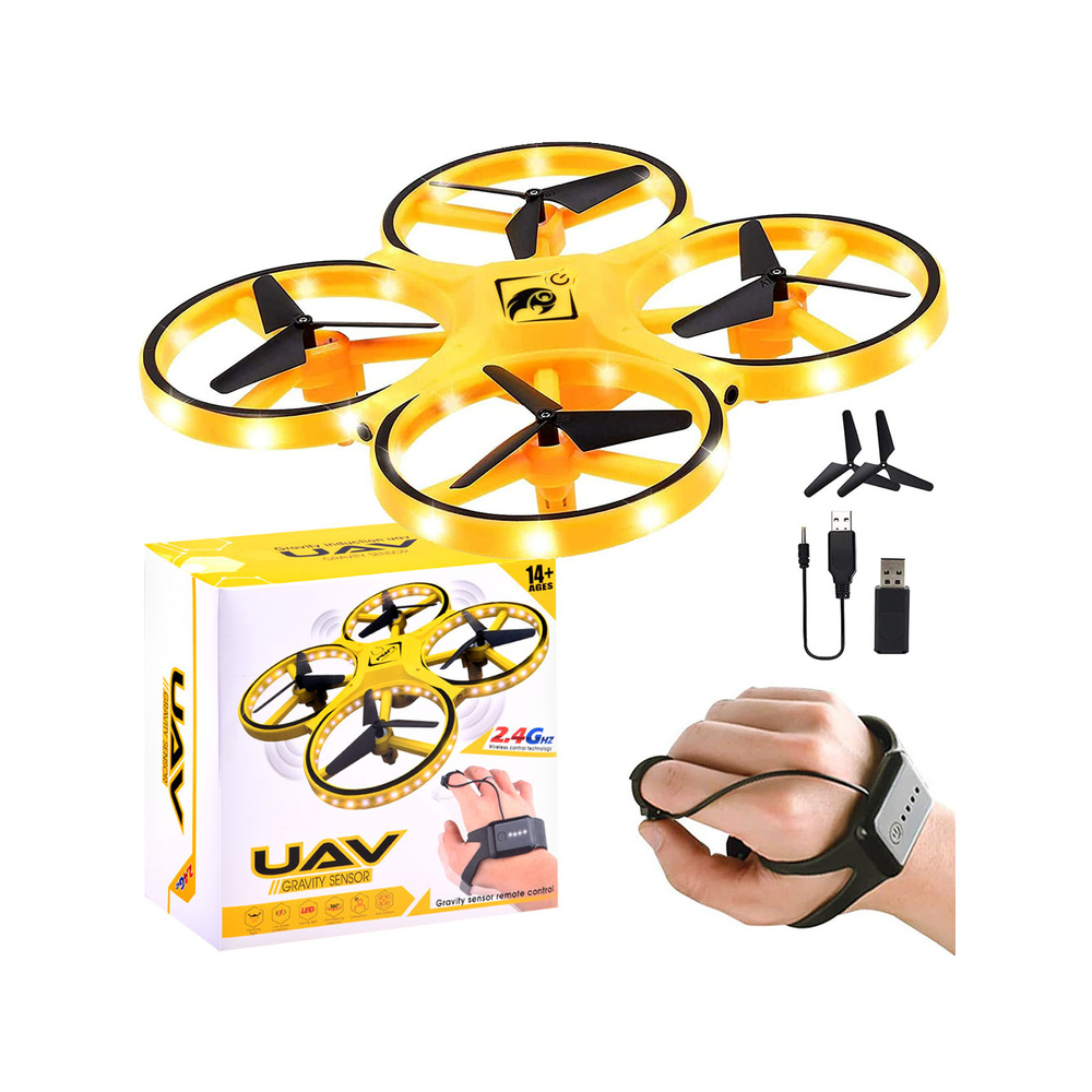 Rankomis valdomas dronas + Quadrocopter nuotolinio valdymo pultas RC0573