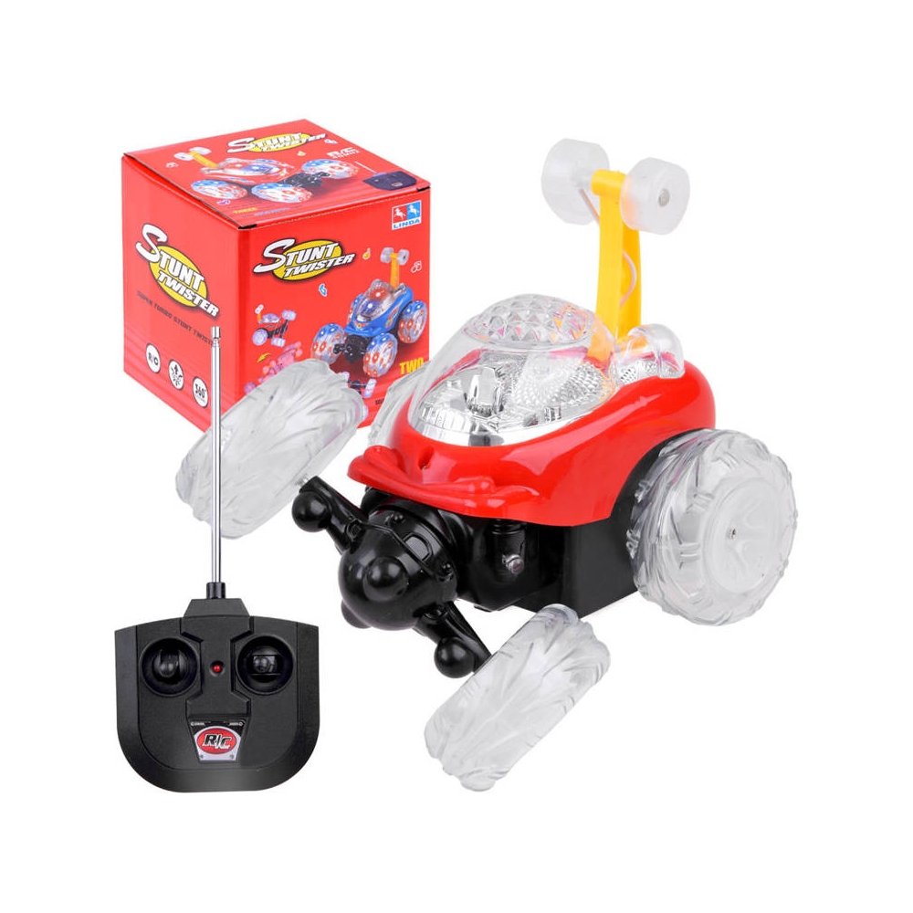 Nuotoliniu būdu valdomas automobilis Stunt R/C crazy RC0236-Žaislai, Auto ir transporto žaislai, Valdomos radijo bangomis-e-vaik