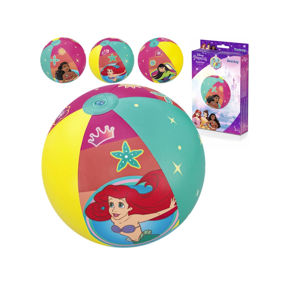 "Bestway Princess" pripučiamas kamuolys 51cm 91042-Žaislai, Lauko žaislai, Pripučiami ratai, žaislai, čiužiniai-e-vaikas