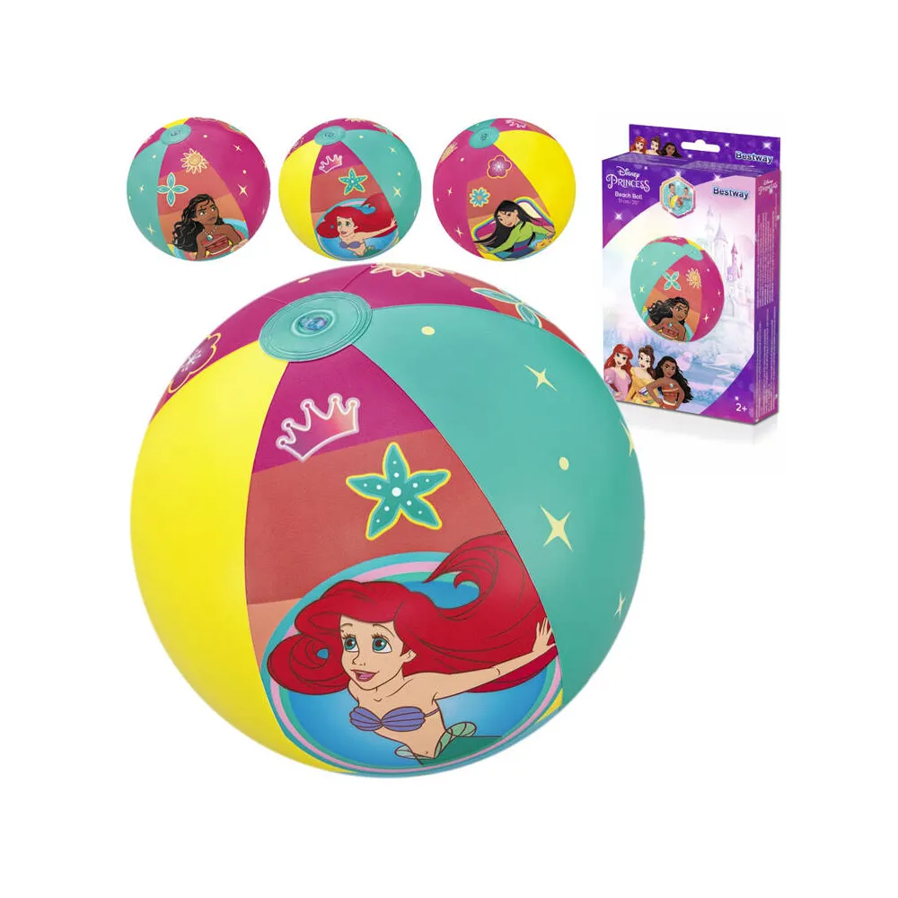 "Bestway Princess" pripučiamas kamuolys 51cm 91042-Žaislai, Lauko žaislai, Pripučiami ratai, žaislai, čiužiniai-e-vaikas