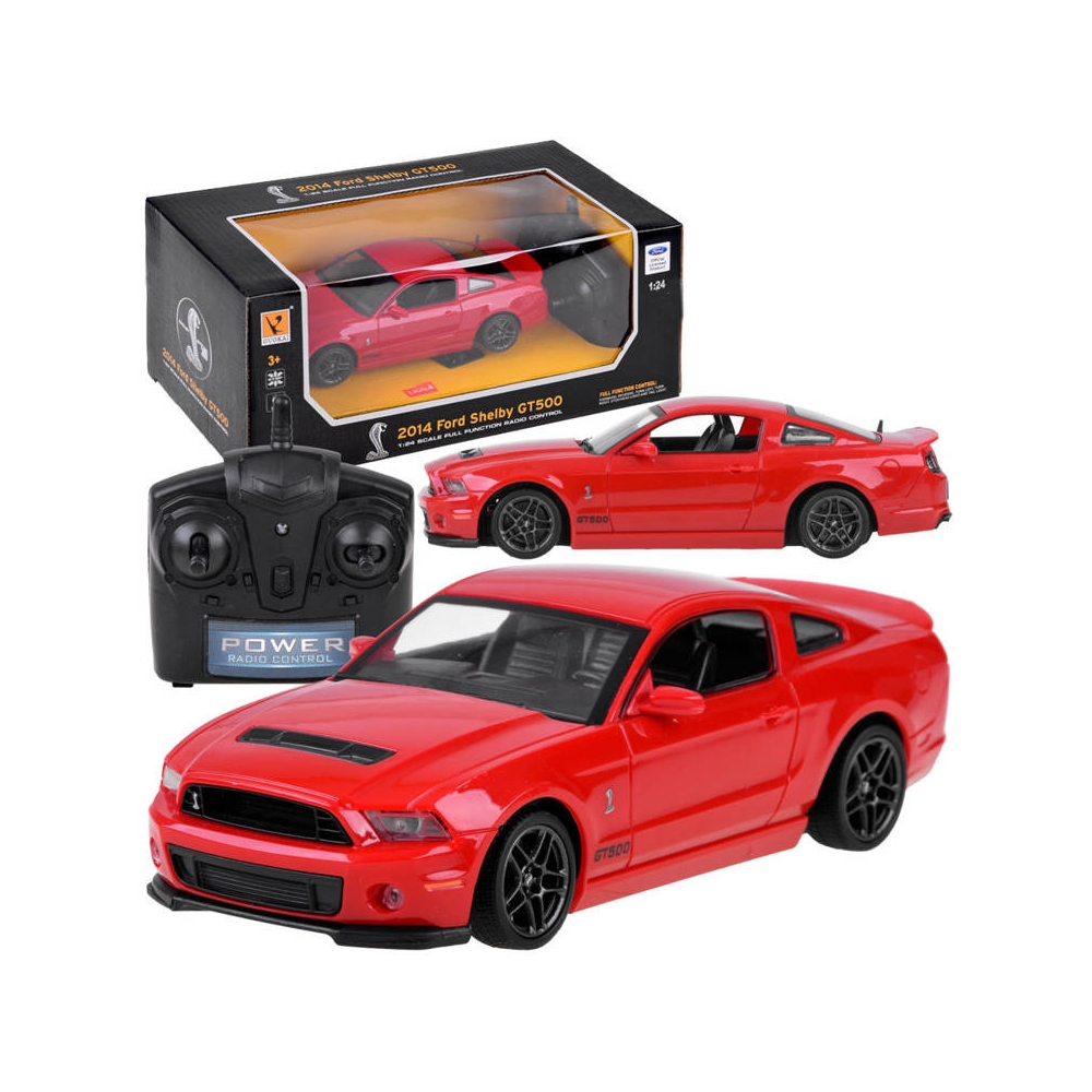 Nuotoliniu būdu valdomas automobilis Ford Shelby GT500 RC0585-Žaislai, Auto ir transporto žaislai, Valdomos radijo bangomis-e-va