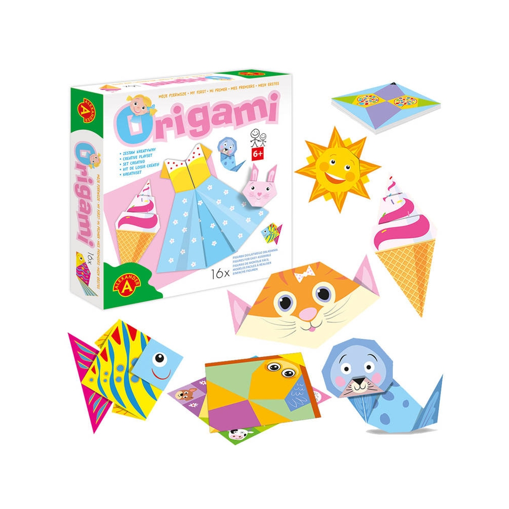 Kūrybinis rinkinys Alexander origami DRESS 2654-Žaislai, Kūrybiniai žaislai, Kūrybiniai rinkiniai-e-vaikas