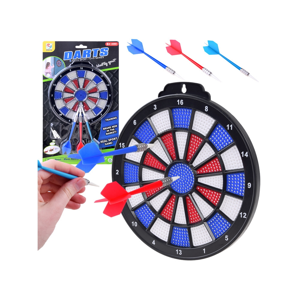 DART smiginio lenta + 3 strėlytės, arkadinis žaidimas GR0596-Žaislai, Lauko žaislai, Lauko žaidimai ir sporto prekės, Žaidimai, 