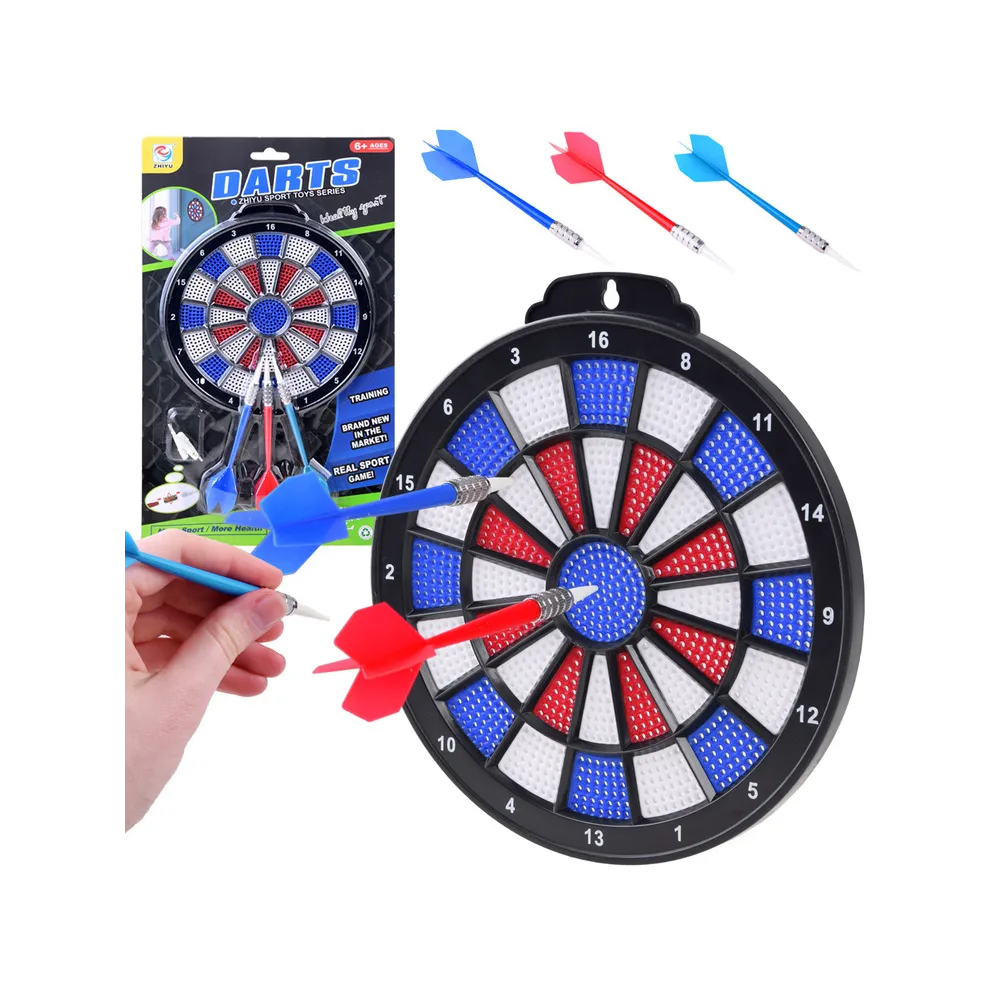 DART smiginio lenta + 3 strėlytės, arkadinis žaidimas GR0596-Žaislai, Lauko žaislai, Lauko žaidimai ir sporto prekės, Žaidimai, 