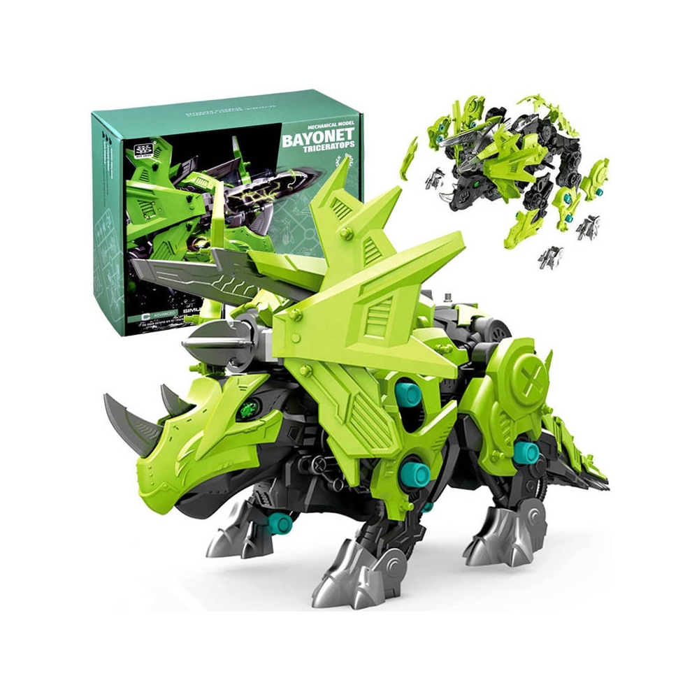 A moving model of the Triceratops robot ZA4371