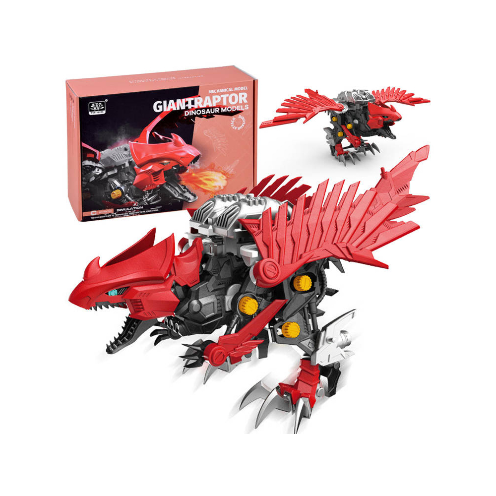 Konstruktorius interaktyvus dinozauras RAPTOR ZA437-Žaislai, Konstruktoriai, Interaktyvūs žaislai, Robotai, Įvairūs konstruktori