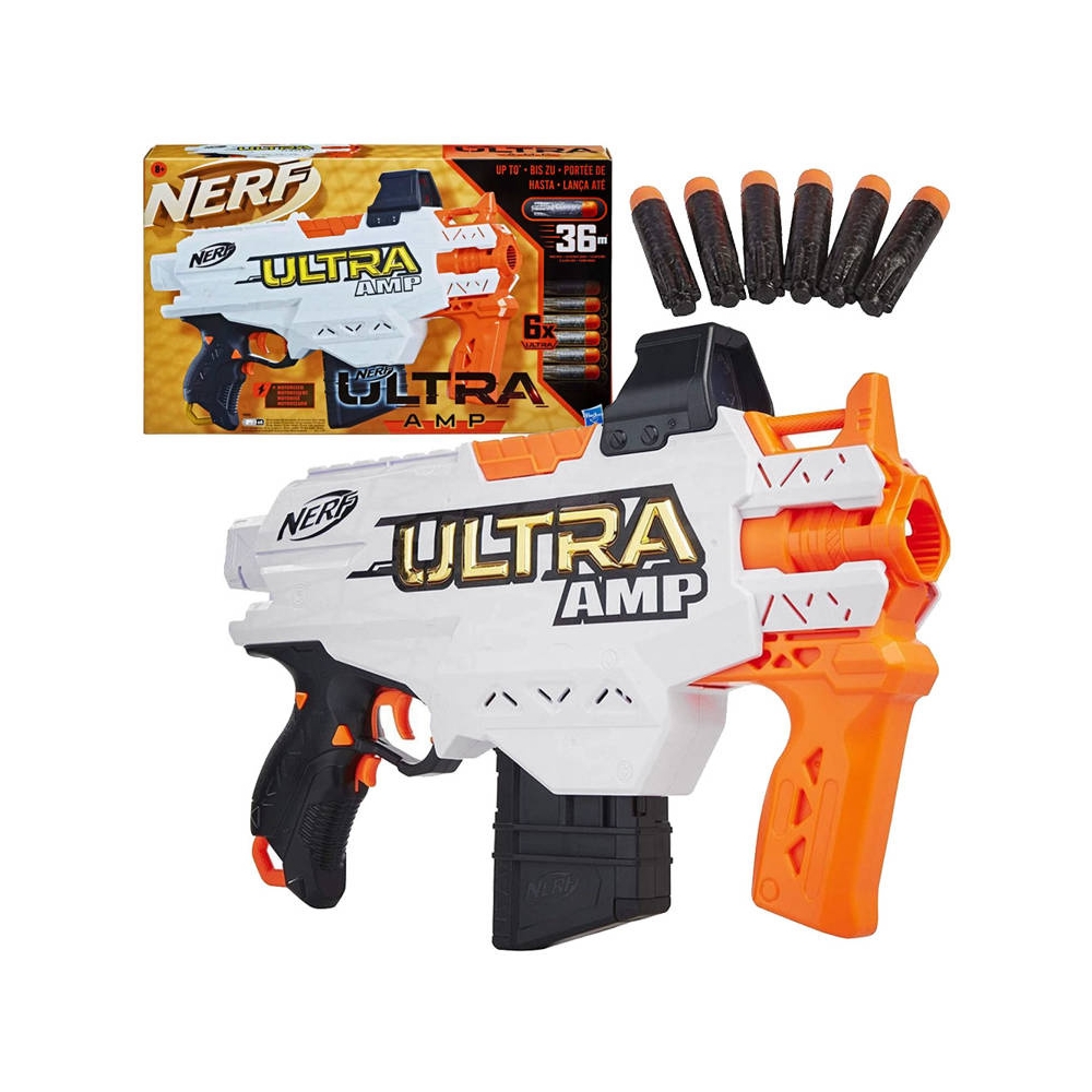 Žaislinis šautuvas NERF Ultra AMP + šoviniai-Žaislai, Žaisliniai ginklai ir šoviniai, Žaisliniai ginklai-e-vaikas