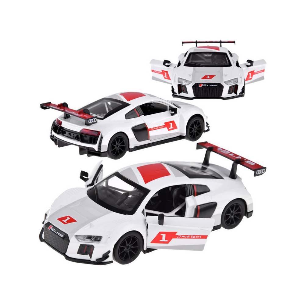Metalinis automobilio sportinis modelis Audi R8 LMS mastelio 1:32 garso žibintai ZA4609-Žaislai, Auto ir transporto žaislai, Maš