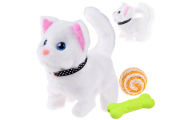 White adorable interactive kitten moves, walks, meows ZA4654 BI