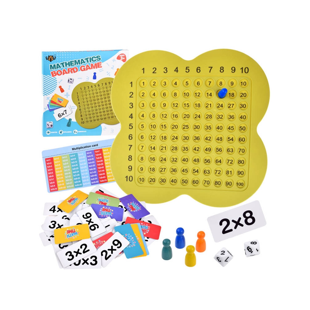 Matematinis žaidimas daugybos lentelė GR0619-Žaislai, Lavinamieji žaislai, Mokomieji žaislai-e-vaikas
