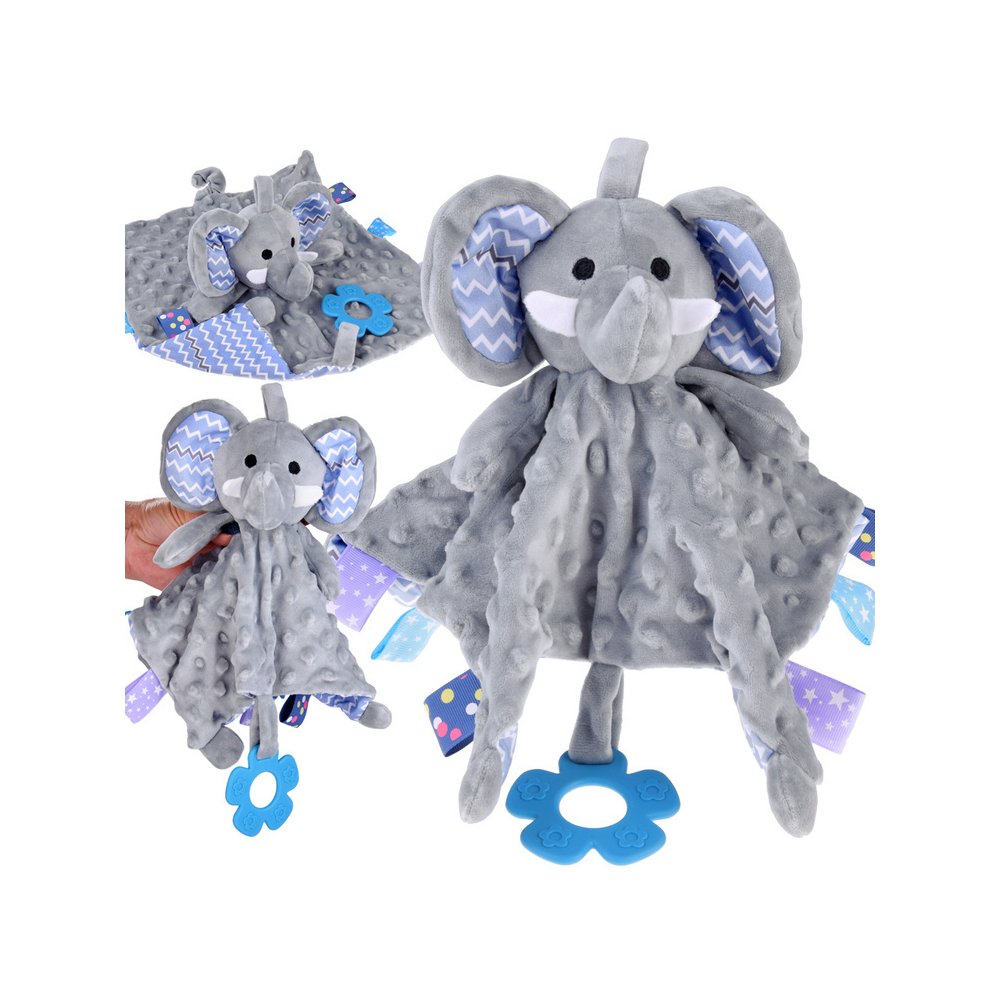 Pliušinis pliušinis žaislas Dramblys raminanti etiketė ZA4746-Miegui, Žaislai, Migdukai ir karuselės, Miego žaislai-e-vaikas