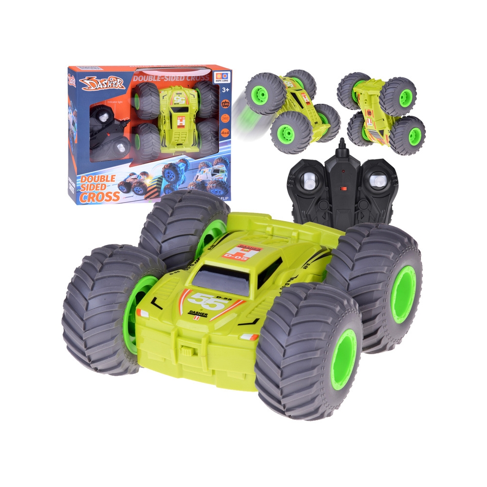 Nuotoliniu būdu valdomas akrobatinis automobilis STUNT CAR pirouette RC0638-Žaislai, Auto ir transporto žaislai, Valdomos radijo