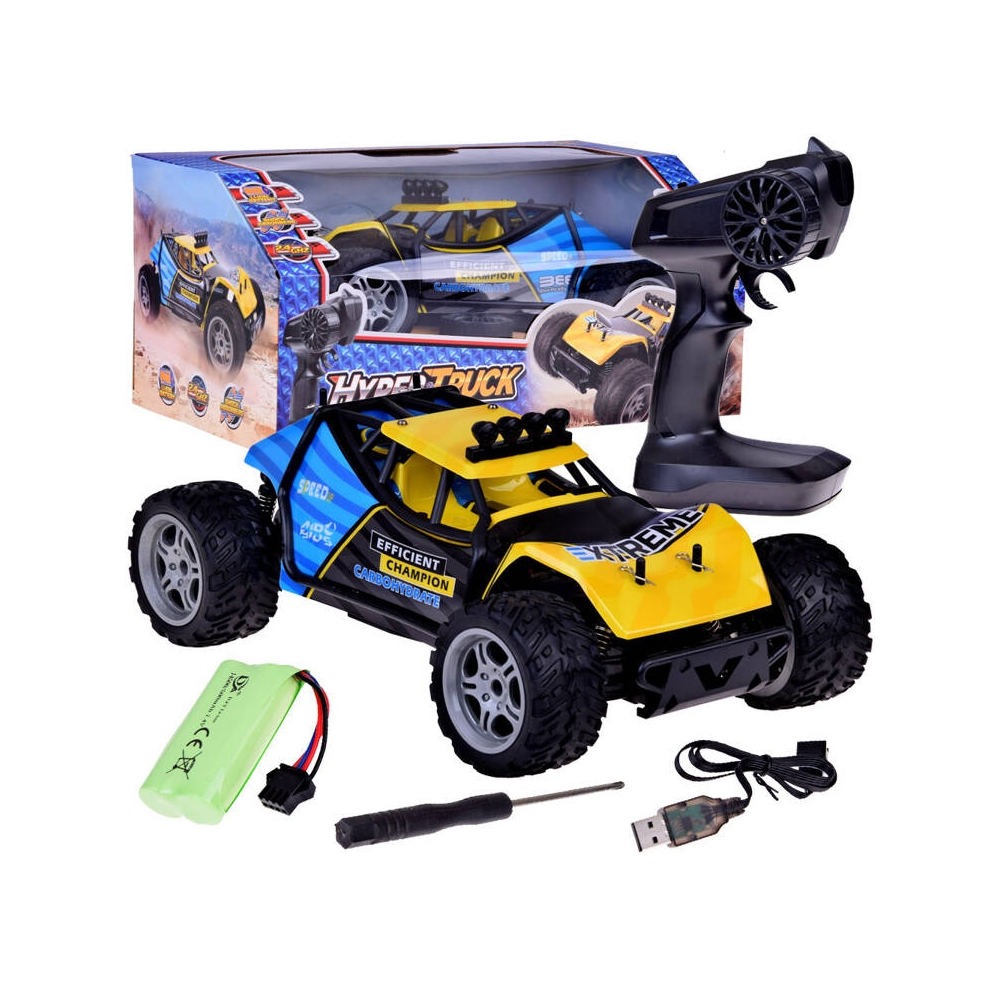 Nuotoliniu būdu valdomas automobilis HYPER TRUCK OFF-ROAD-Žaislai, Auto ir transporto žaislai, Valdomos radijo bangomis-e-vaikas