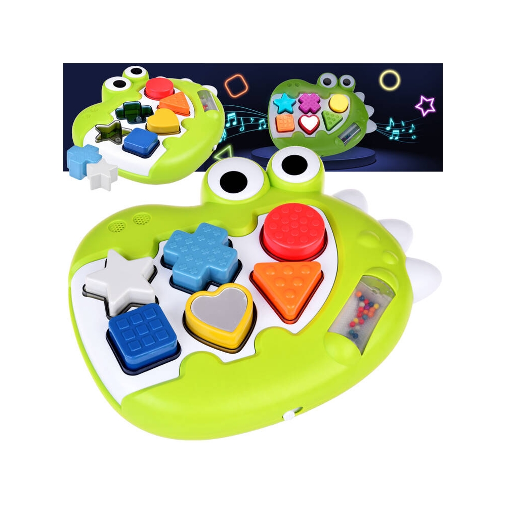 Dinosaur sorter with sound and light, sensory fun ZA5029