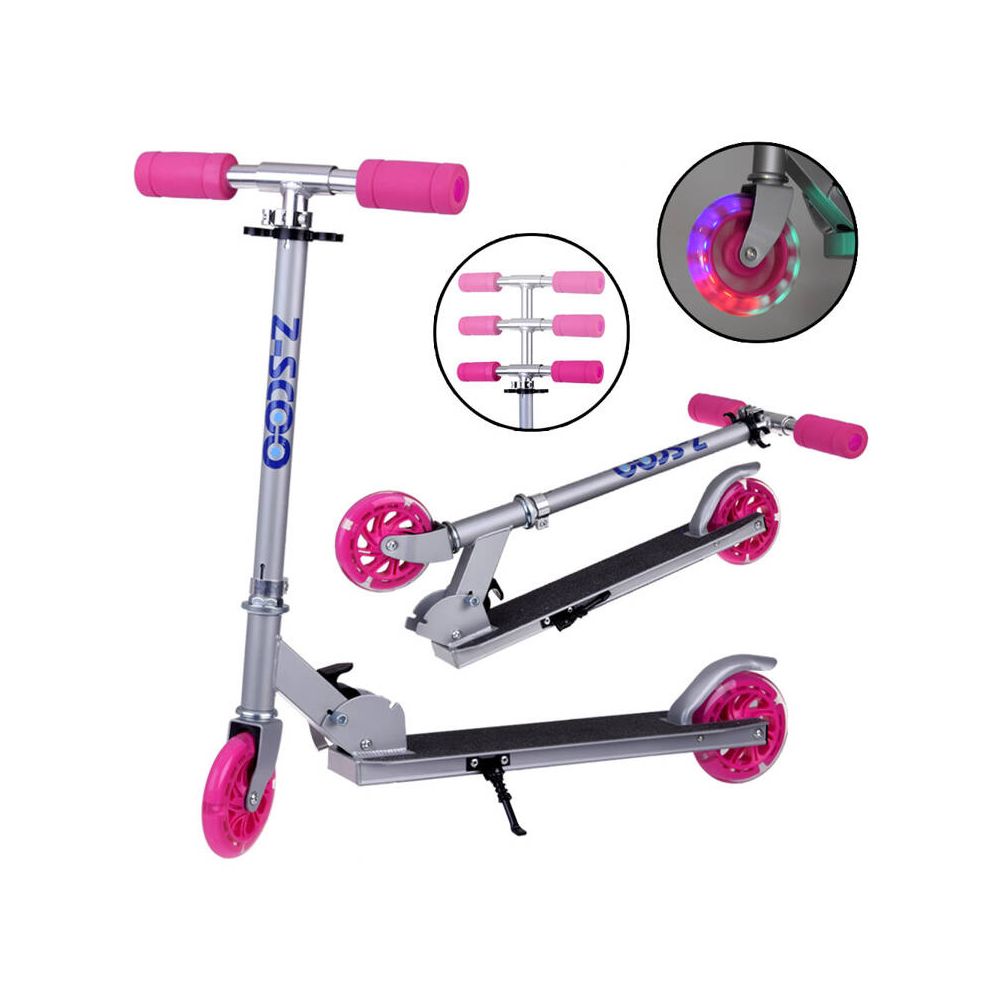 Lightweight Folding Scooter with Glowing Wheels Perfect for Children SP0786
