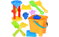 Sand set: bucket + molds + tools ZA5079
