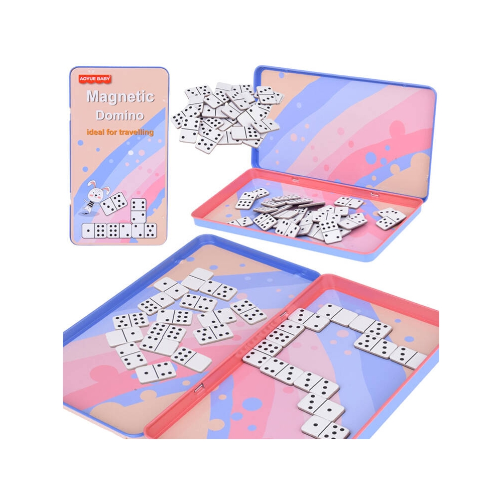 Magnetinis mini kelioninis Domino žaidimas GR0675-Žaislai, Stalo žaidimai, Įvairūs stalo žaidimai-e-vaikas