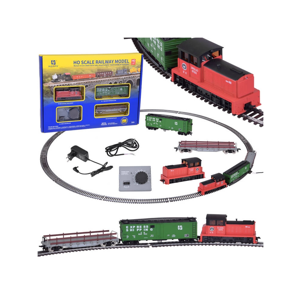 Elektrinis traukinys klasikinis garvežys su H0 valdymo bloku 1:87 RC0652-Žaislai, Auto ir transporto žaislai, Traukiniai-e-vaika