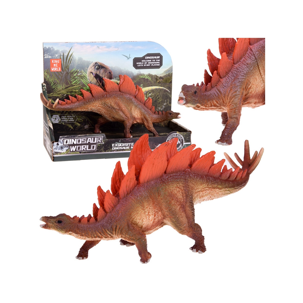 Guminė dinozauro figūrėlė Stegozauras ZA5194-Žaislai, Figūrėlės ir herojai-e-vaikas