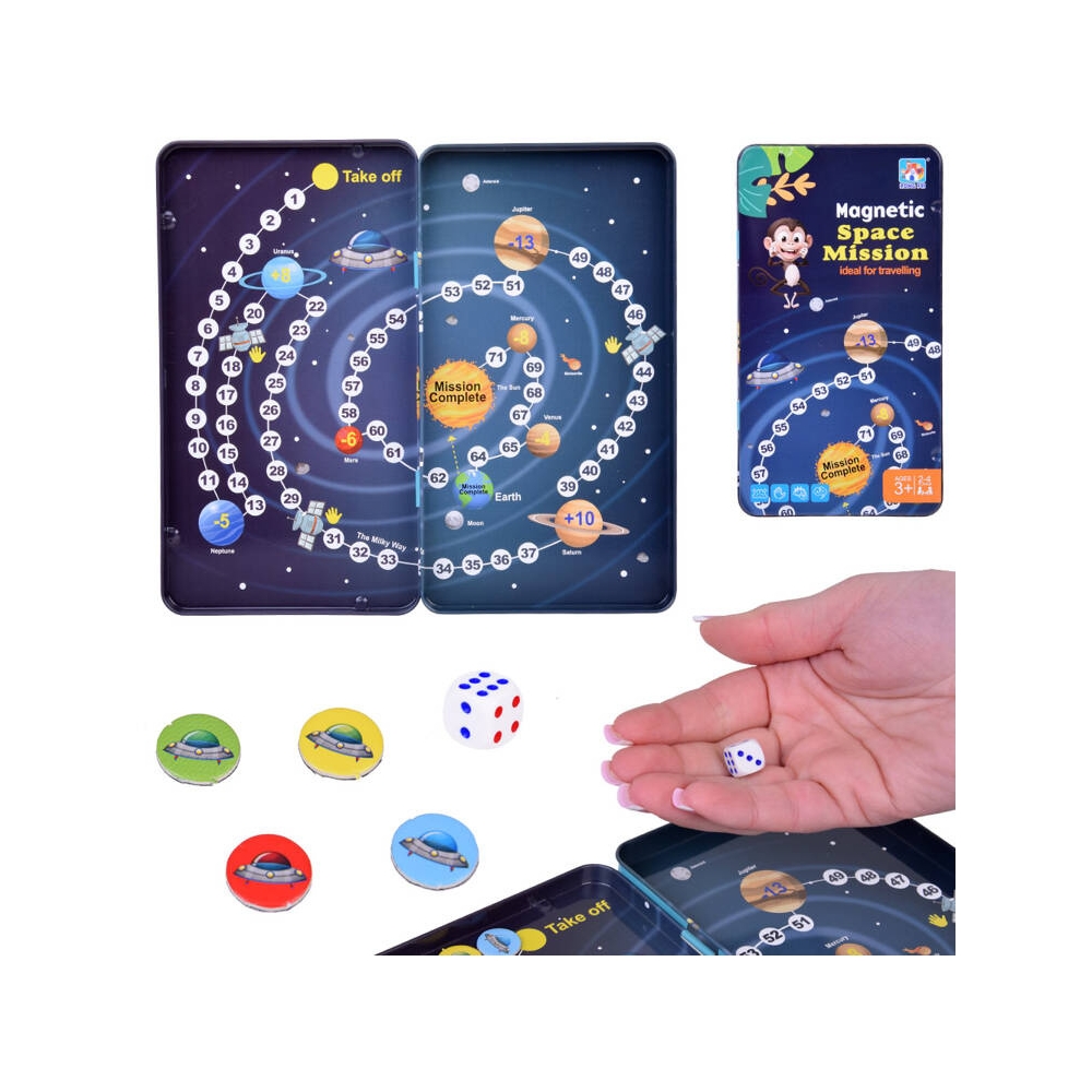 Magnetinis kelioninis žaidimas Space Mission ZA5197-Žaislai, Stalo žaidimai, Įvairūs stalo žaidimai-e-vaikas
