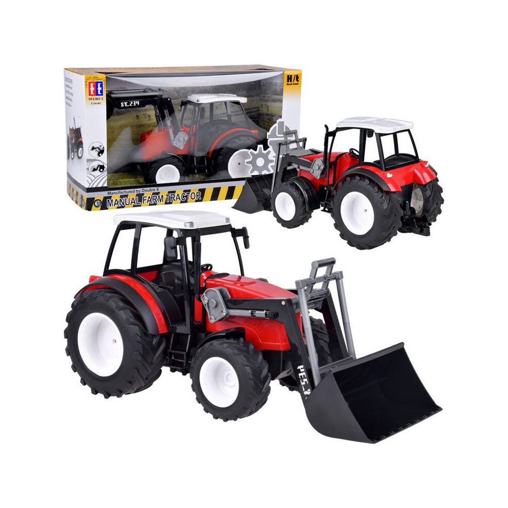 Raudonasis traktorius buldozeris RC0666-Žaislai, Auto ir transporto žaislai, Traktoriai-e-vaikas