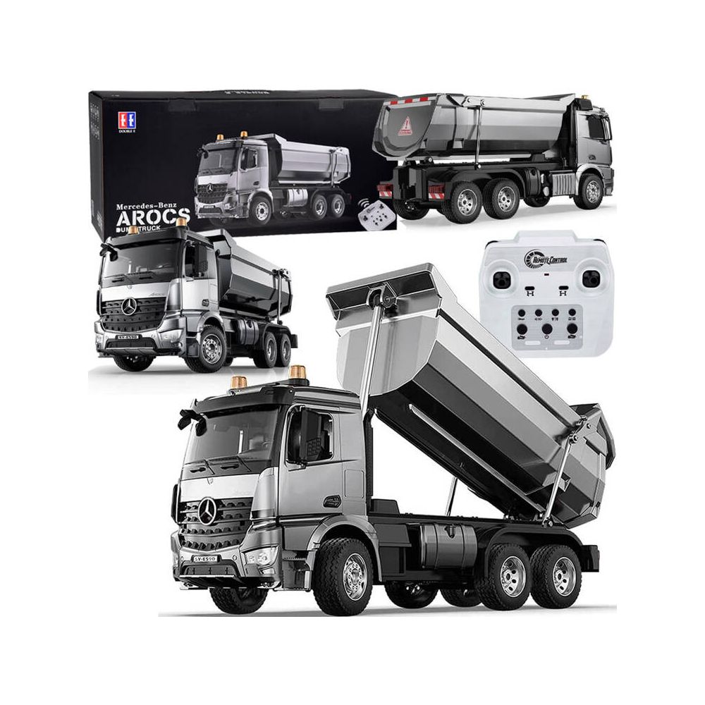 Nuotolinio valdymo Mercedes Arocs METAL savivartis EE su puspriekabe 1:20 RC0667-Žaislai, Auto ir transporto žaislai, Valdomos r