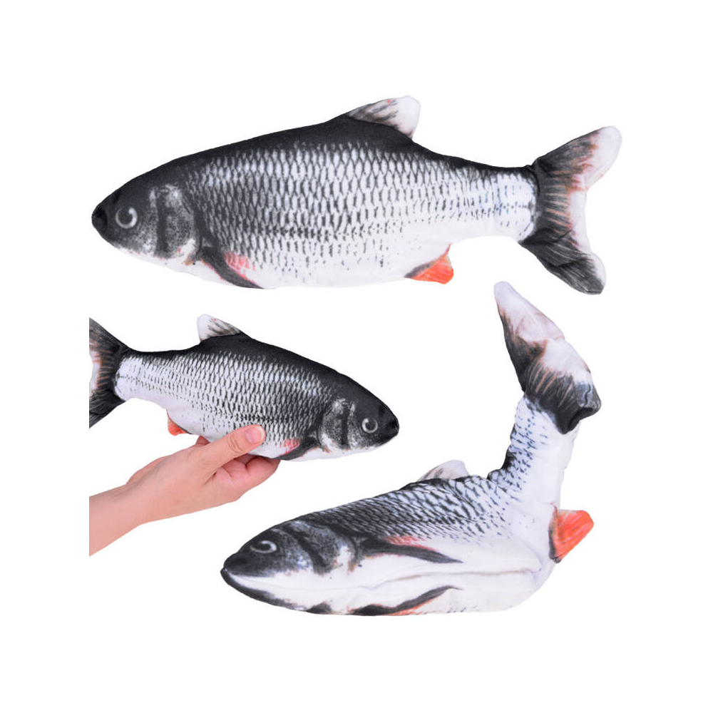 Pliušinė žuvis judina uodegą USB ZA5353, 1 vnt-Žaislai, Minkšti žaislai, Interaktyvūs žaislai-e-vaikas