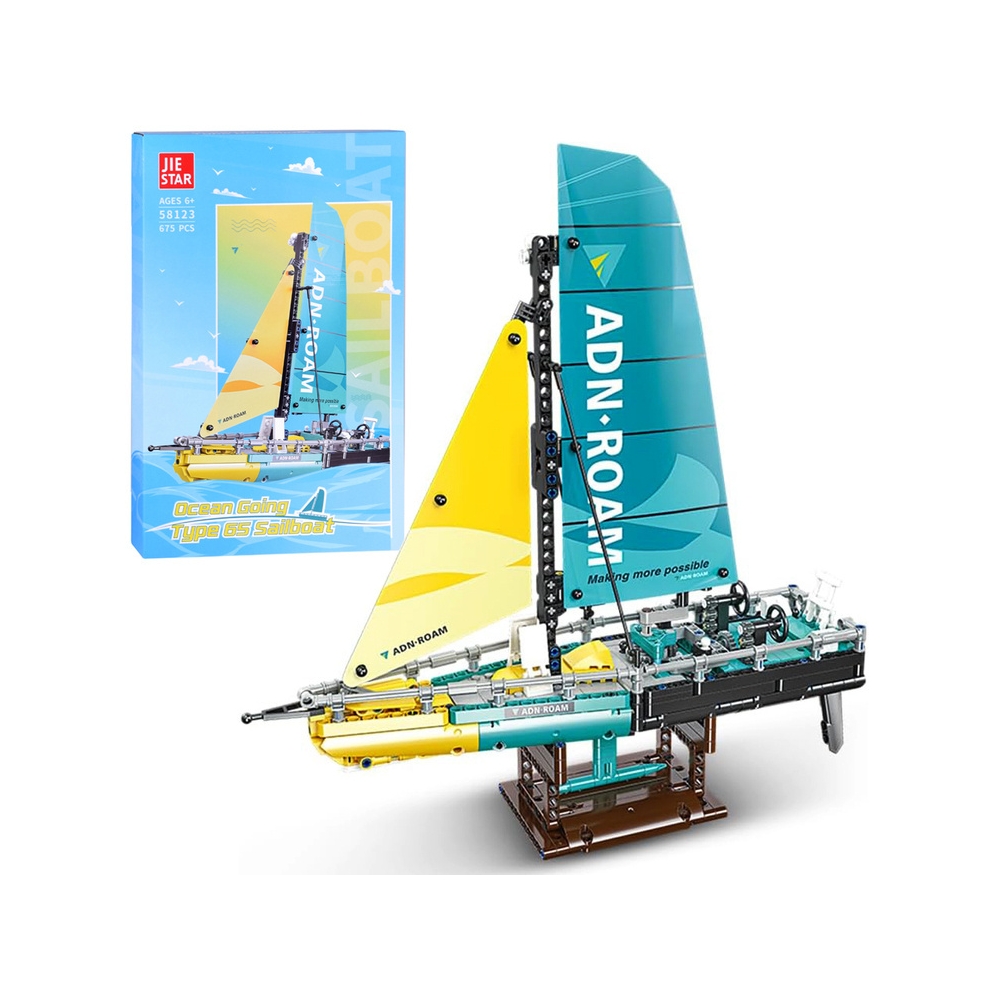 Konstruktorius Regata yacht 675 el. ZA5296-Žaislai, Konstruktoriai, Lego, statybiniai blokai-e-vaikas
