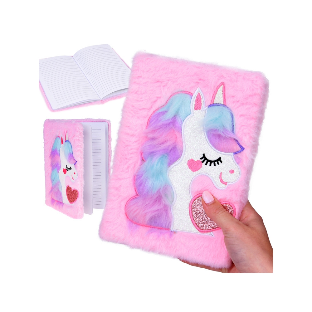 Užrašų knygelė - dienoraštis Rožinis vienaragis sZA5338-Mokyklai, kūrybai, Užrašinės-e-vaikas
