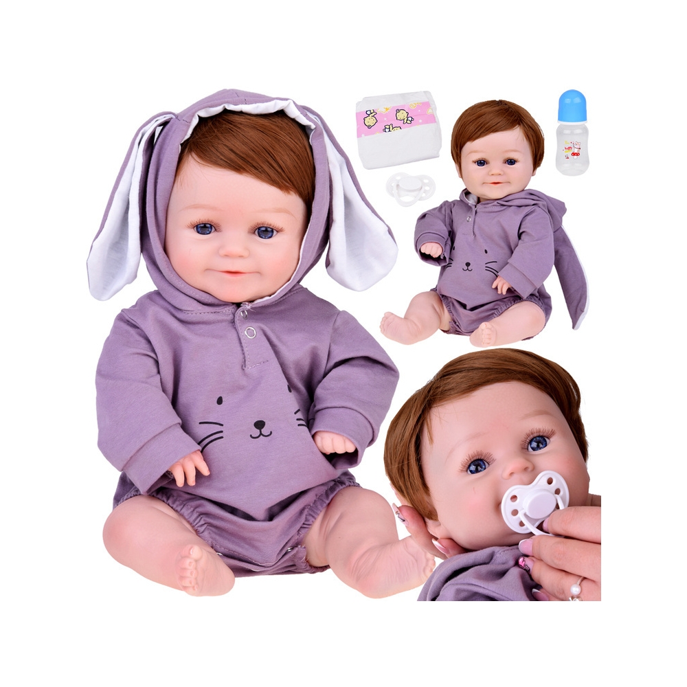 Interaktyvi lėlė kūdikis, kalba, juokiasi, įrašinėja ZA5356-Žaislai, Lėlės ir jų priedai, Lėlės-e-vaikas