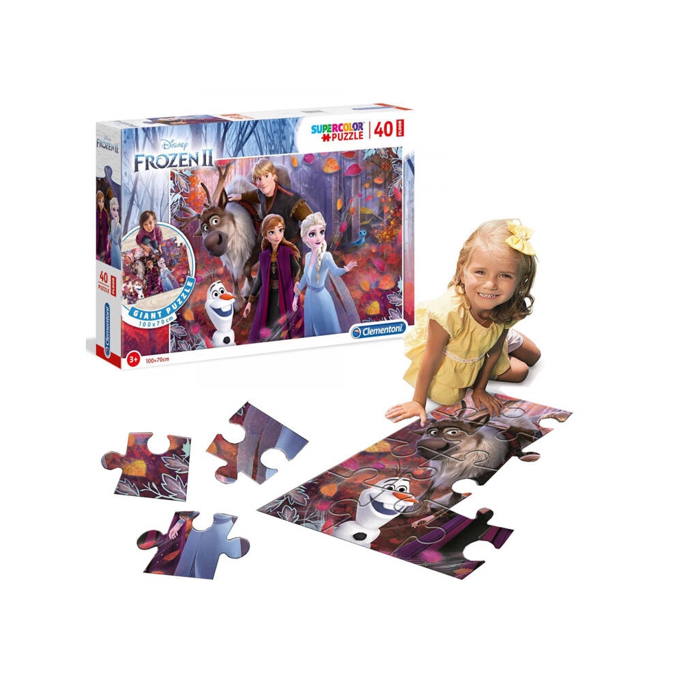 Dėlionė Frozen 100x70 ZA5426, 40 dalių-Žaislai, Dėlionės, Dėlionės iki 500 detalių-e-vaikas