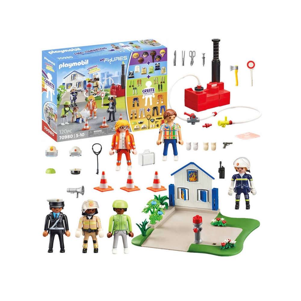 Playmobil My Figures gelbėjimo figūrėlės kaladėlėms 120 dalių ZA 5433-Žaislai, Konstruktoriai, Lego, statybiniai blokai-e-vaikas