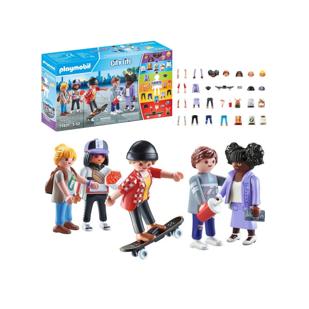 54 dalių "Playmobil" kaladėlės 71401 Sukurk savo figūrėlę ZA5434-Žaislai, Konstruktoriai, Lego, statybiniai blokai-e-vaikas