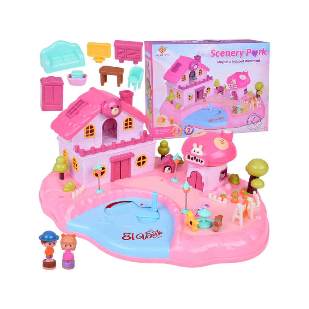 Interactive Magnetic House with Moving Elements ZA5482