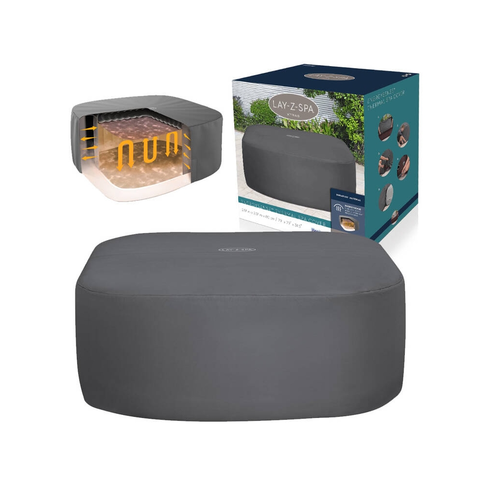 Terminis dangtis Bestway ENERGYSENSE Lay-Z-Spa 201 cm 60332-Baseinai, Baseinų priedai-e-vaikas