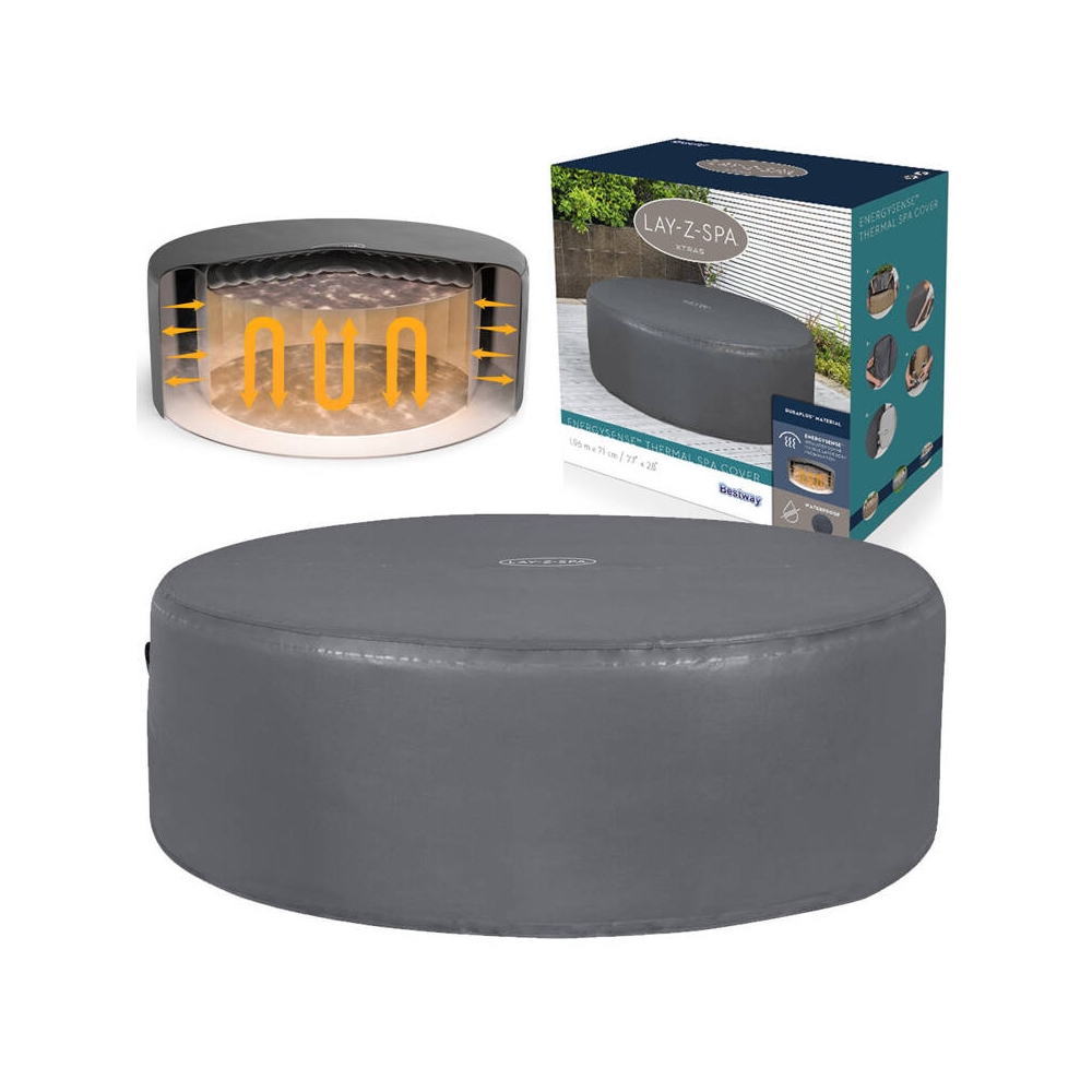 Termo dangtis Bestway ENEGYSENSE Lay-Z-Spa 196cm 60318-Baseinai, Baseinų priedai, Sūkurinės vonios-e-vaikas