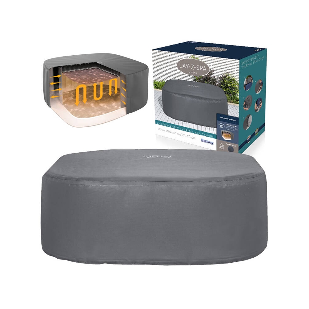 Termo dangtis Bestway ENERGYSENSE Lay-Z-Spa 180cm 60319-Baseinai, Baseinų priedai, Sūkurinės vonios-e-vaikas