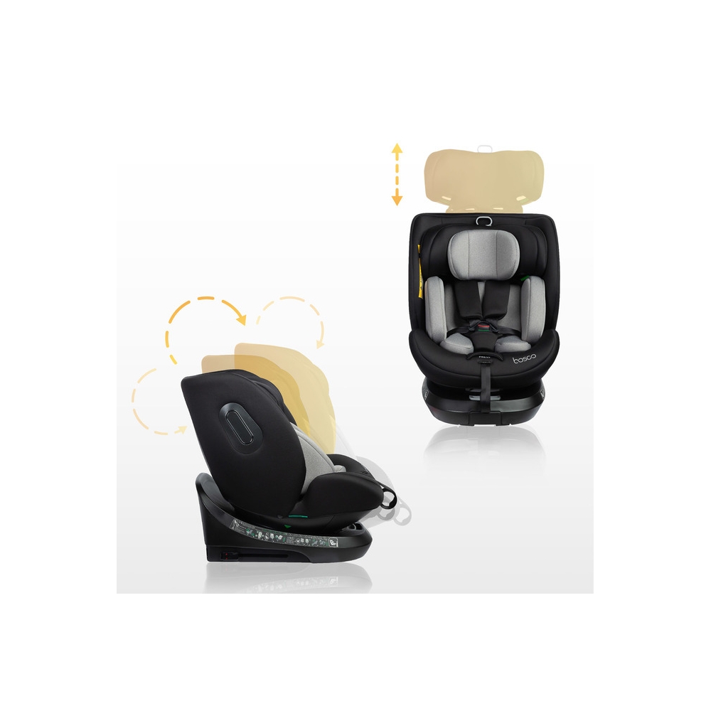 Automobilinė kėdutė Caretero BOSCO I-Size, 0-36 kg, Blue-Automobilinės kėdutės, 0-36 kg-e-vaikas