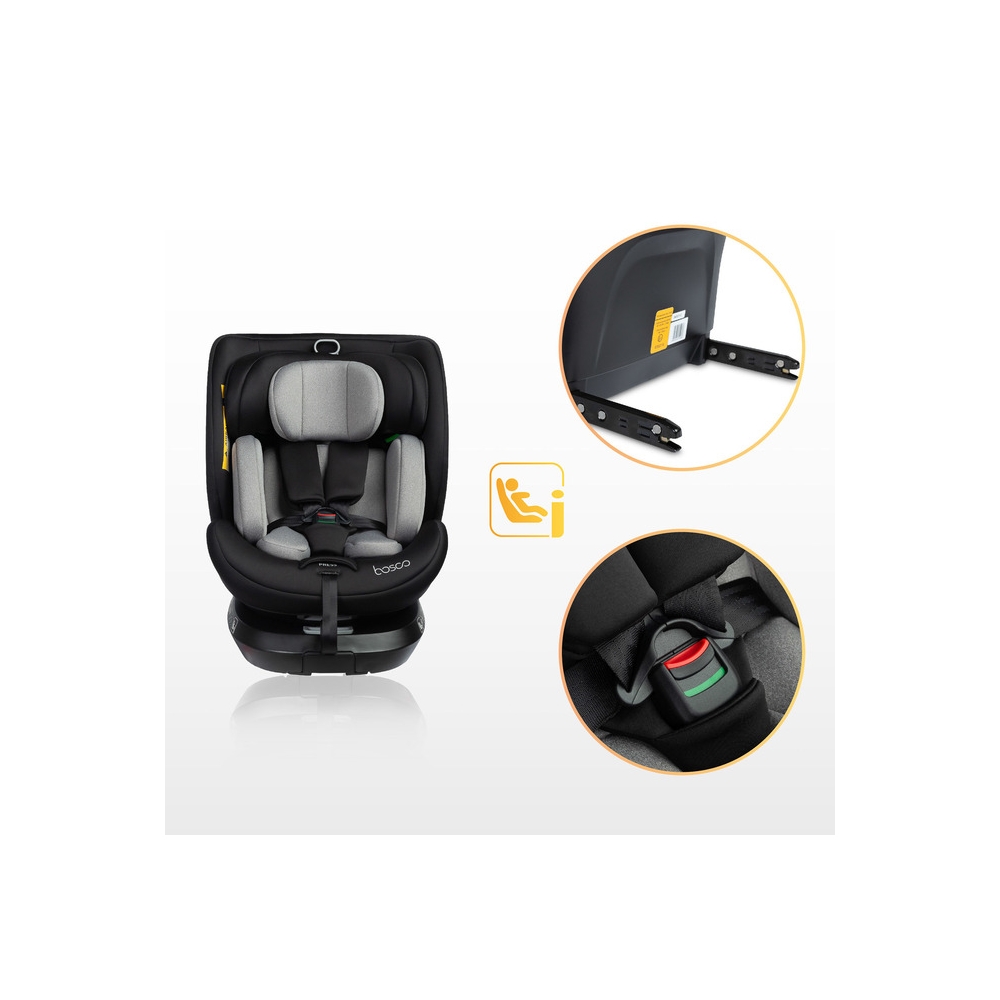 Automobilinė kėdutė Caretero BOSCO I-Size, 0-36 kg, Blue-Automobilinės kėdutės, 0-36 kg-e-vaikas