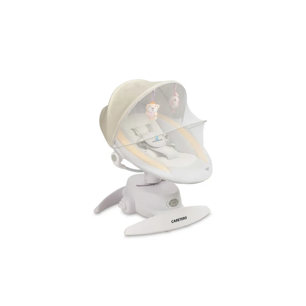Gultukas - sūpynės Caretero Opti Beige-Miegui, Gultukai ir sūpynės-e-vaikas