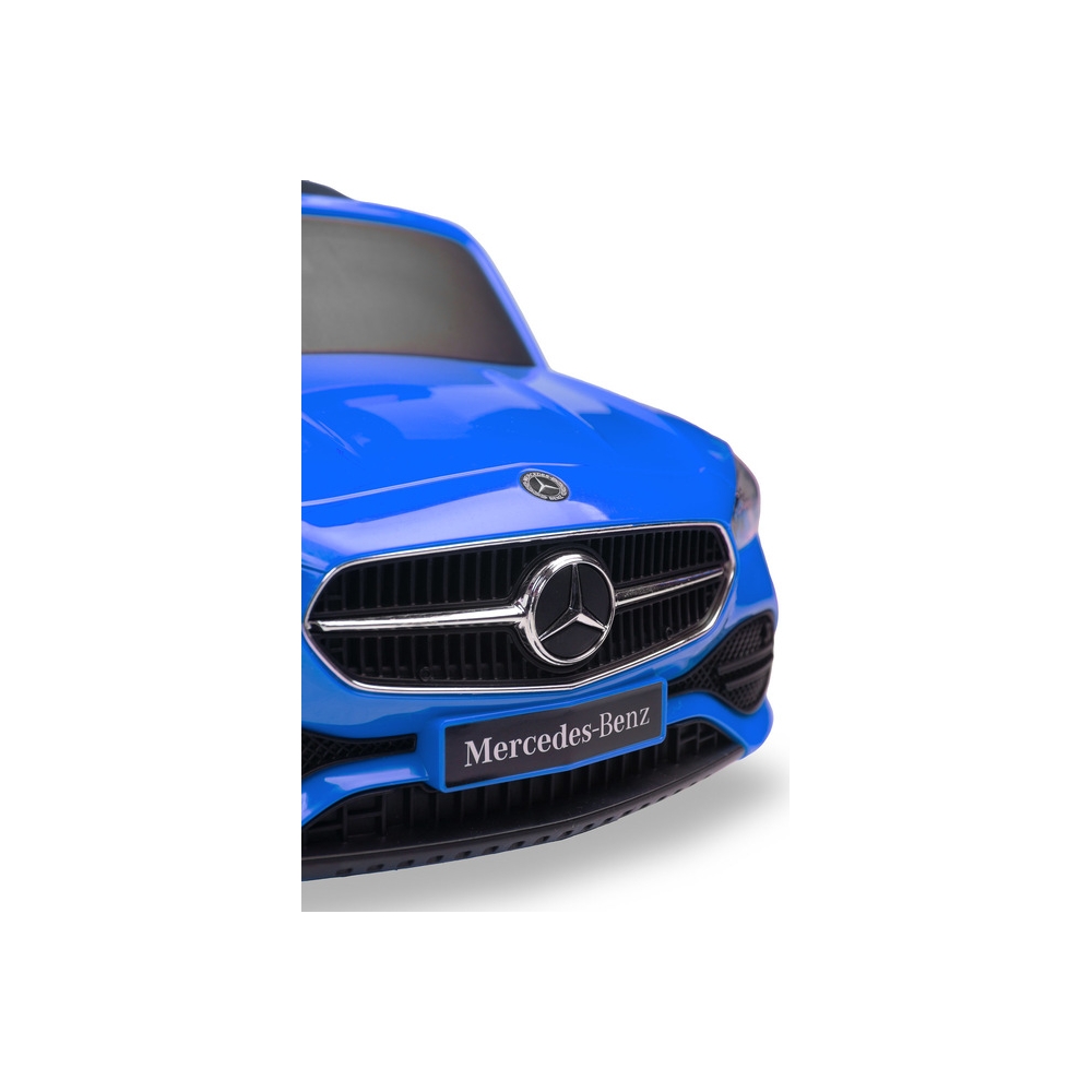 Paspiriama mašinėlė MERCEDES C-CLASS, BLUE-Judėjimui, Paspiriamosios mašinėlės ir jų priedai, Paspiriamos mašinėlės-e-vaikas