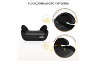 FOTELIK LEO I-SIZE BLACK (125-150)