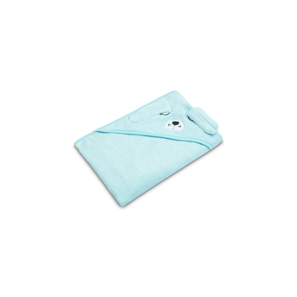 Rankšluostis Sensillo BathFriends 100x100, Mėlynas šuo-Priežiūrai, Vonios tekstilė, Rankšluosčiai-e-vaikas
