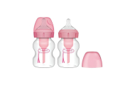 WB52601 BUTELKA Z SZEROKĄ SZYJKĄ 150ML OPTIONS+ 2-PAK RÓŻOWY