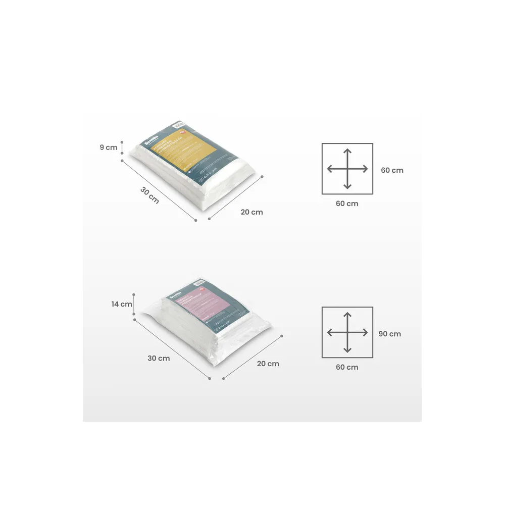 Vienkartiniai paklotai PREMIUM 1-TRIPT LAYER 60x60 OP 10 PAKETŲ-Priežiūrai, Sauskelnės, servetėlės, paklotai-e-vaikas